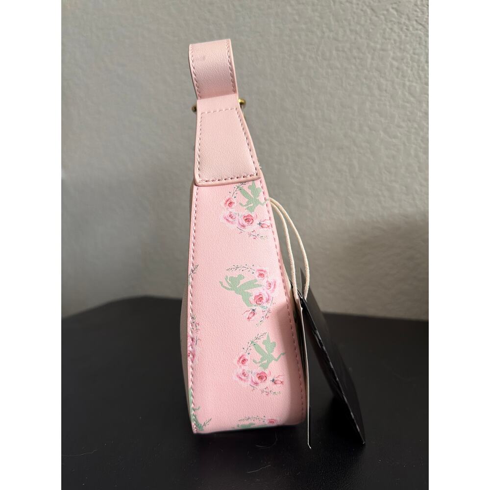 Loungefly Disney Tinkerbell Floral Baguette Purse NWT - Picture 5 of 6